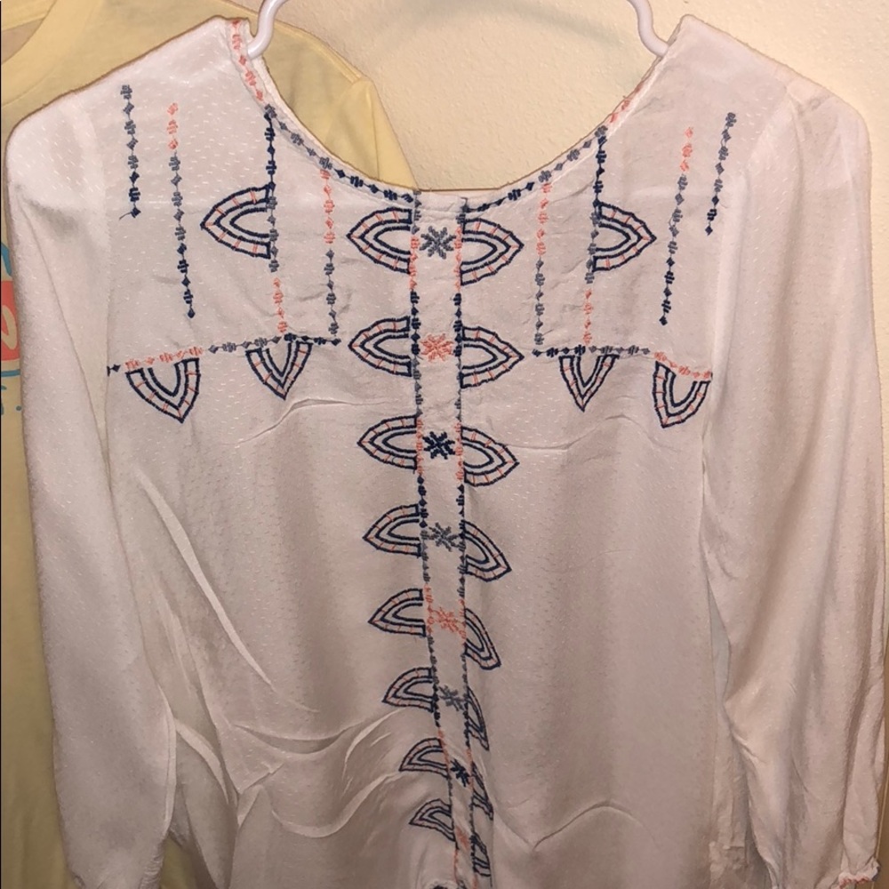 Lucky Brand Linen Blouse